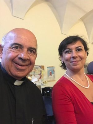 Presidente e secretária do Organismo Internacional